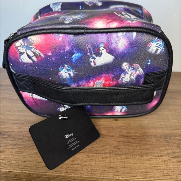 Loungefly Star Wars Galaxy Print Vanity Train Case w/ Mirror Torrid Exclusive - Picture 6 of 12